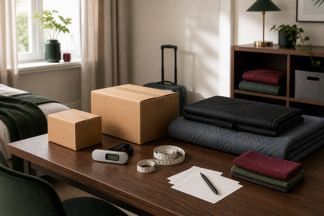 Small parcels, luggage scale, measuring tape and storage bag for choosing a lighter sex doll