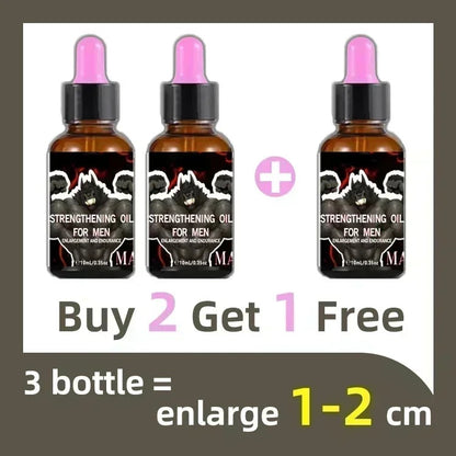 Men’s Penis Enlargement & Delay Massage Oil – Enhance Growth, Stronger & Longer-Lasting Erections
