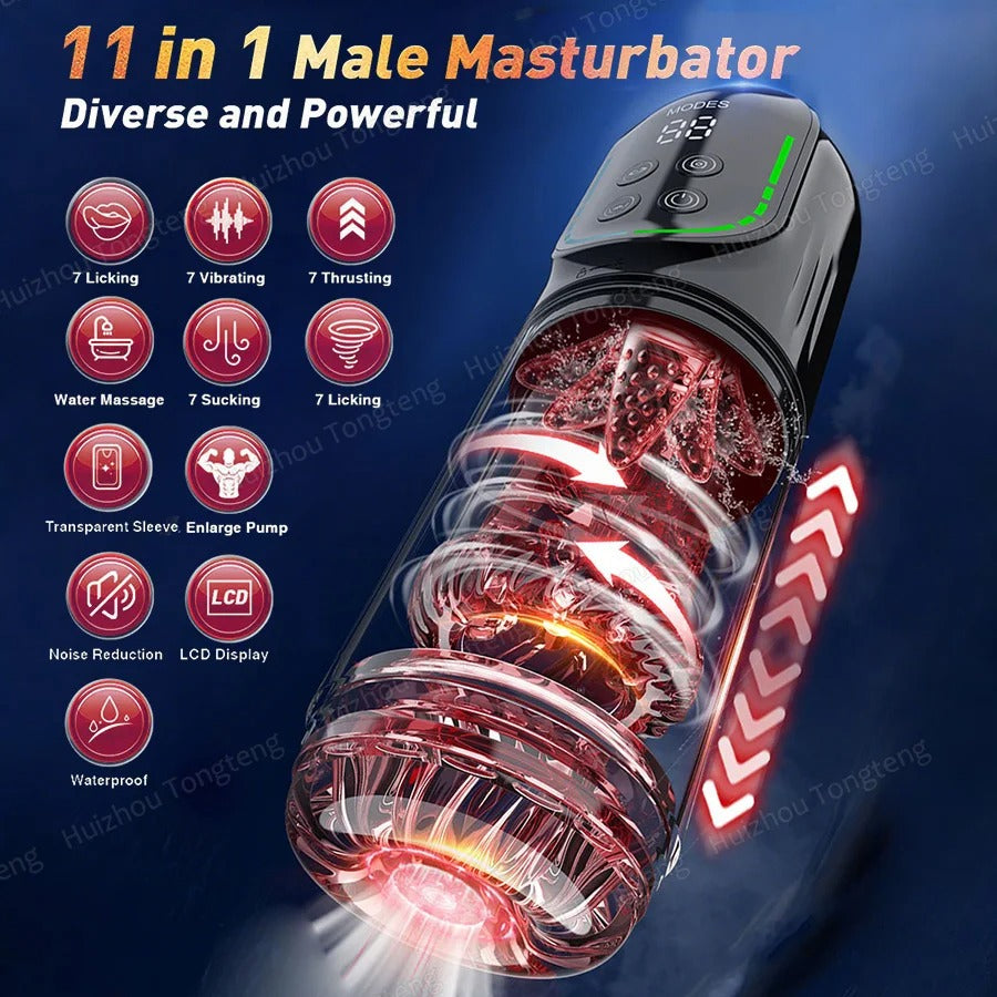 Fire & Ice Smart Male Pleasure Device Cold & Heat Sensation, 11-in-1 Sex Doll Plus UK Fire & Ice Smart Male Pleasure Device Cold & Heat Sensation, 11-in-1 Sex Doll Plus UK