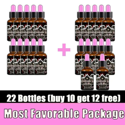 Men’s Penis Enlargement & Delay Massage Oil – Enhance Growth, Stronger & Longer-Lasting Erections